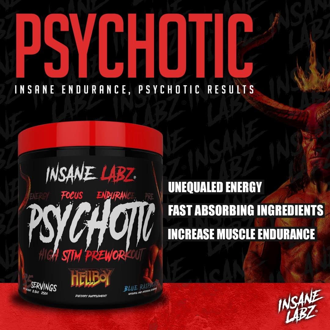 Insane Labz Hellboy Pre-workout 35 Servings Lemonade - Image 4