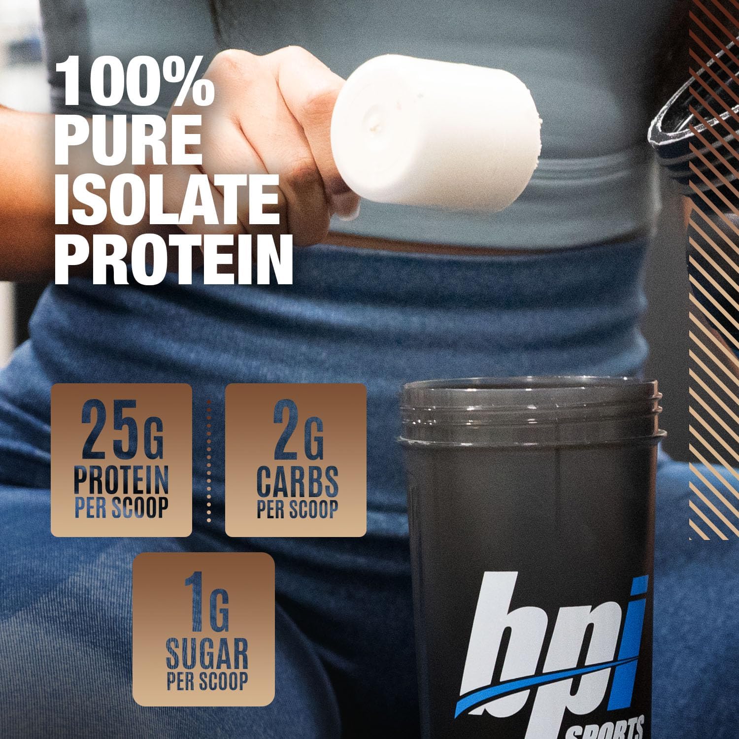 BPI Sports ISO HD Isolate Protein Cooking & Cream 4.9lbs - 69 Servings - Image 5
