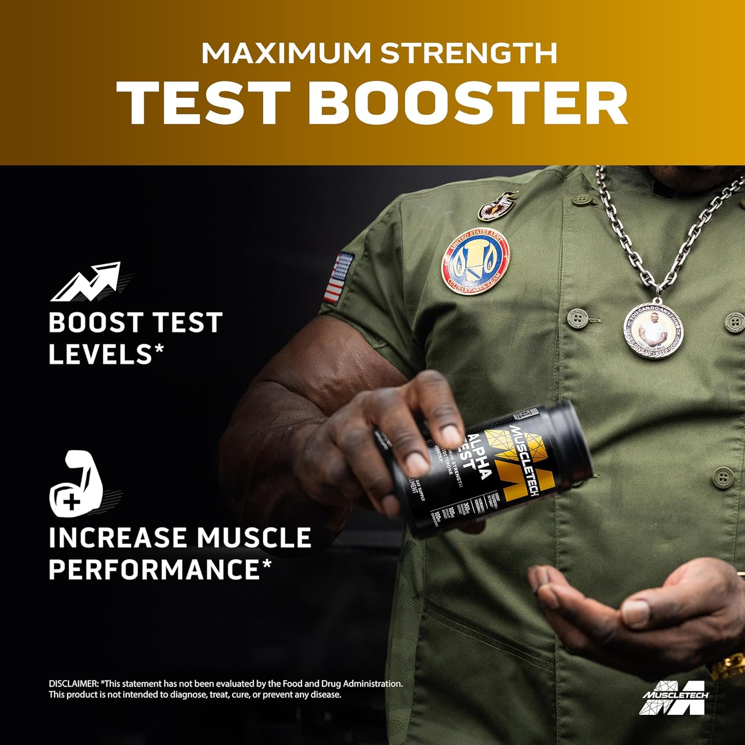 MuscleTech AlphaTest ATP & Testosterone Booster for Men, Boost Free Testosterone and Enhance ATP Levels - Image 2