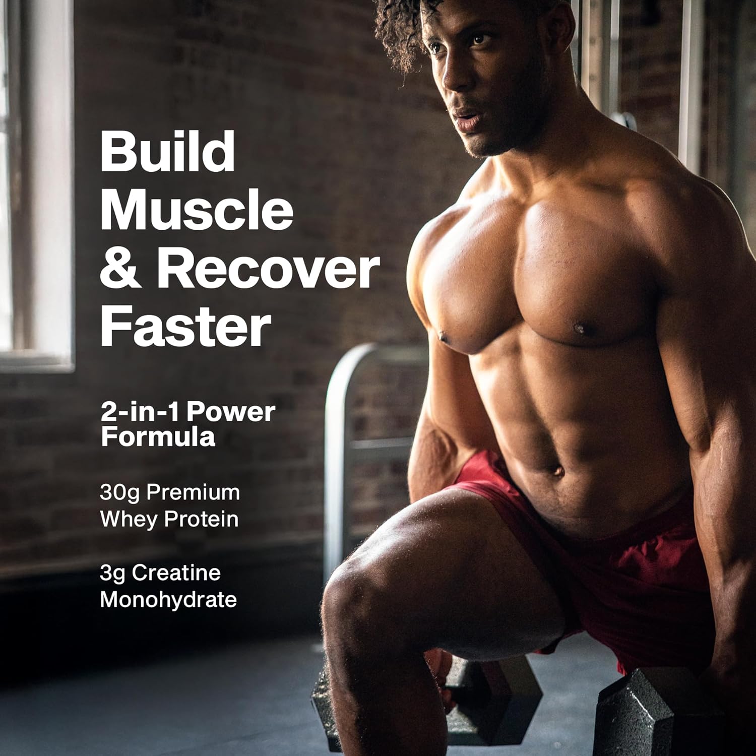 MuscleTech Whey Protein Powder | Nitro-Tech Whey Protein Isolate & Peptides | Protein + Creatine for Muscle Gain | Muscle Builder for Men & Women - Image 3