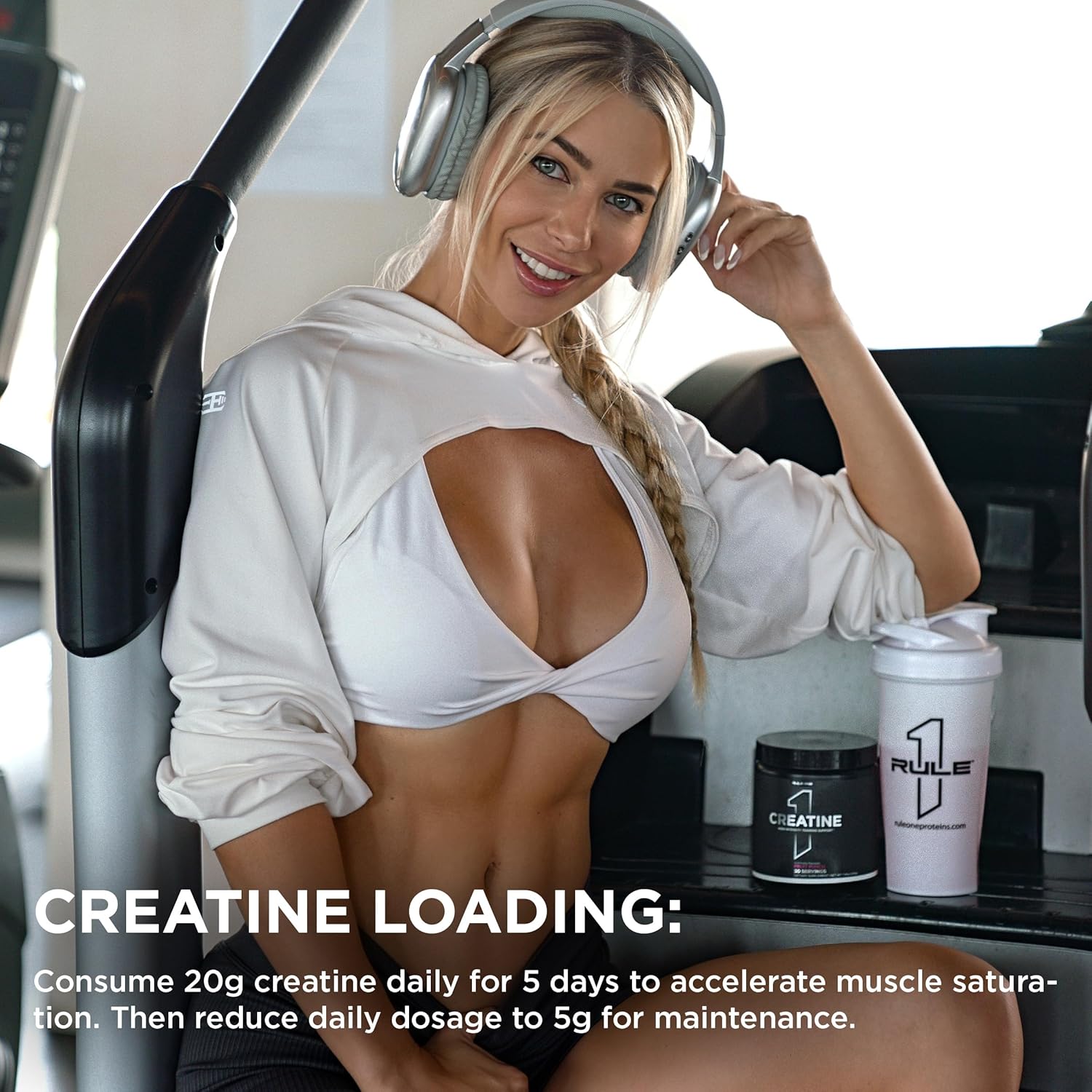 Rule 1 Creatine Powder ? Pure Micronized Creatine Monohydrate for High-Intensity Exercise and Lean Body Mass Support, Flavored and Unflavored - Image 7