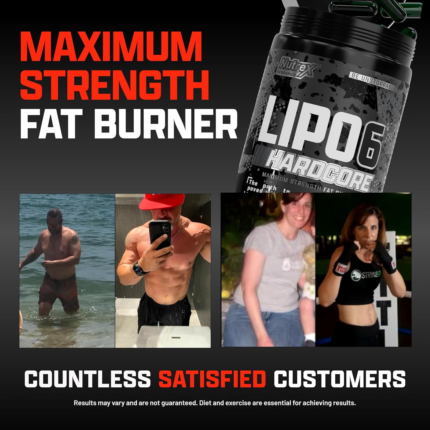 Nutrex Research Lipo-6 Hardcore Supplement, Supports Metabolism & Energy, Dietary Capsules - Image 7