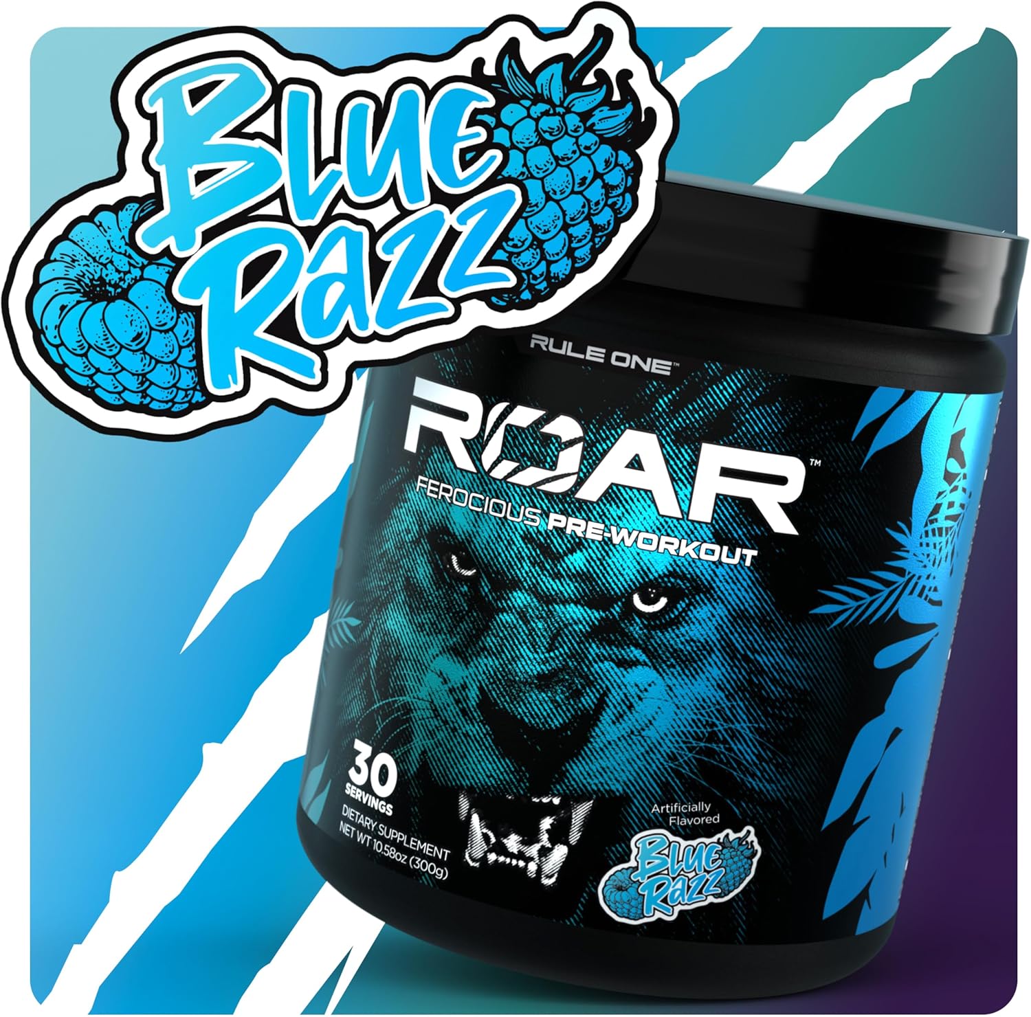 Rule 1 Proteins R1 Roar - Pre-Workout Powder with Creatine, Beta-Alanine, Citrulline, Electrolytes & Caffeine - Image 7